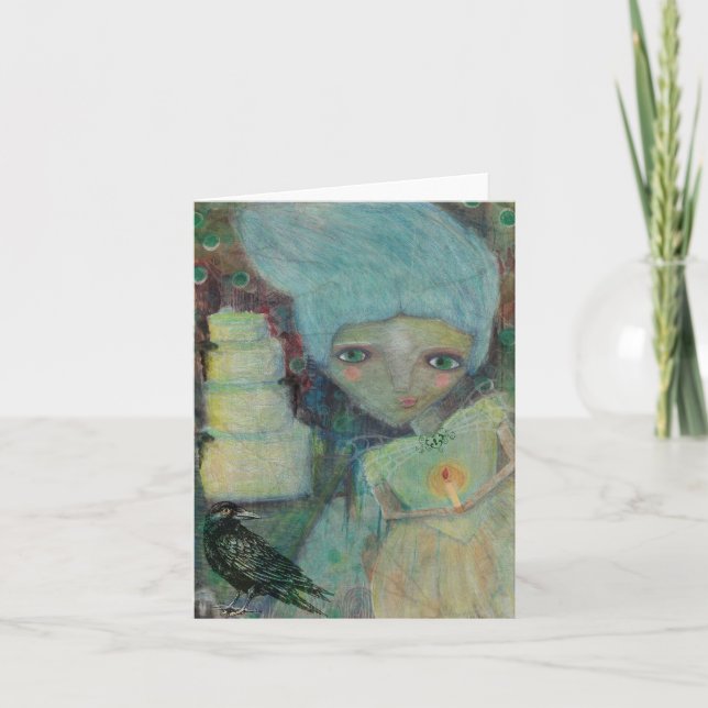 Great Expectations Miss Havisham Blank Card (Front)