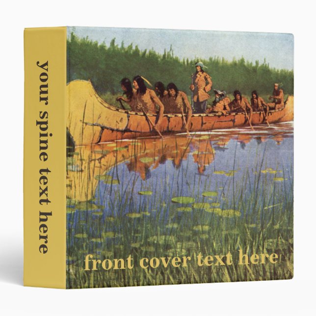 Great Explorers by Remington, Vintage Pioneers Binder (Front/Spine)