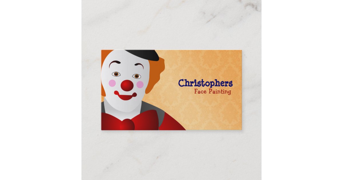 Great Face Painting Business Cards Zazzle