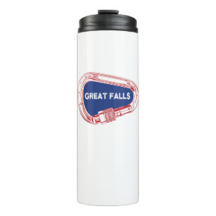 Great Falls Climbing Carabiner Thermal Tumbler
