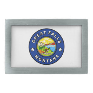 Great Falls Montana Belt Buckle