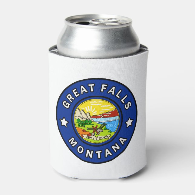 Great Falls Montana Can Cooler (Can Front)