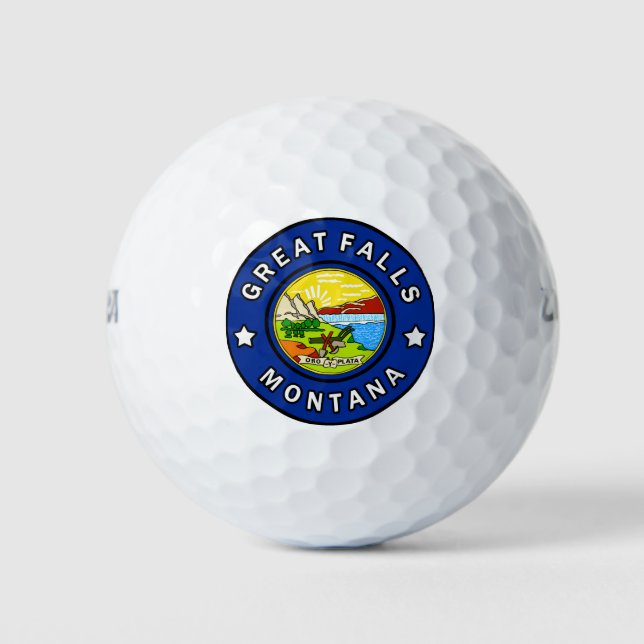 Great Falls Montana Golf Balls (Front)