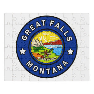 Great Falls Montana Jigsaw Puzzle