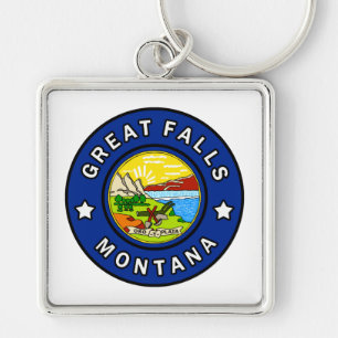 Great Falls Montana Keychain