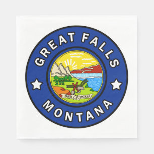 Great Falls Montana Napkins
