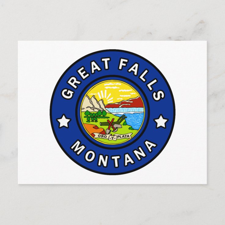 Great Falls Montana Postcard Zazzle