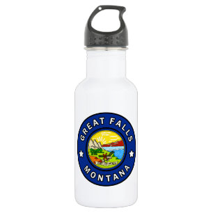 Great Falls Montana Stainless Steel Water Bottle
