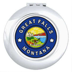 Great Falls Montana Vanity Mirror