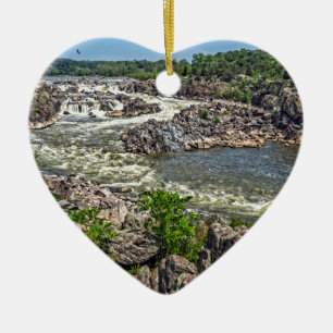 Great Falls National Park Ceramic Ornament