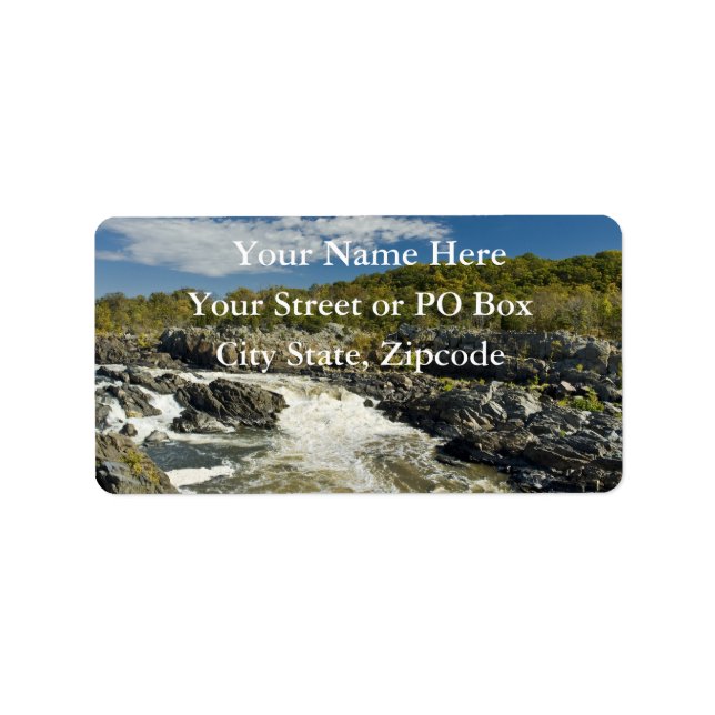 Great Falls Virginia Label (Front)