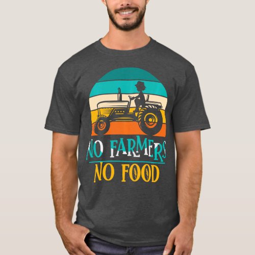 Great Farm Life Farmer Baurin Stable Tractor Food  T_Shirt