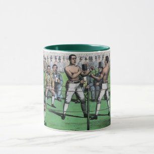 Great Fight for the Championship, Vintage Boxing Mug