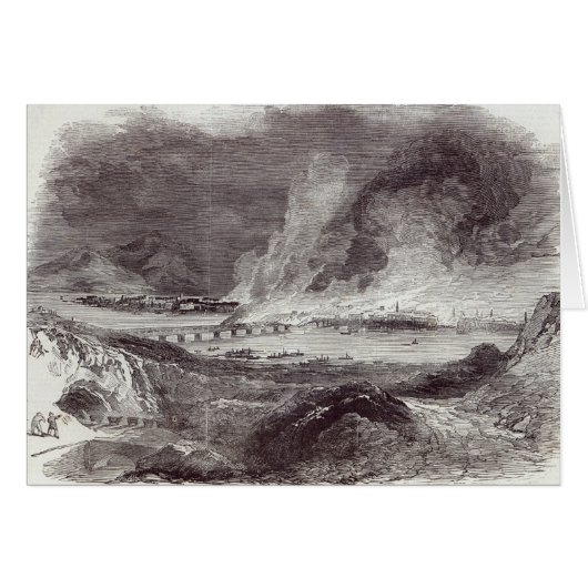 Great Fire at Pittsburgh Cards (Front Horizontal)