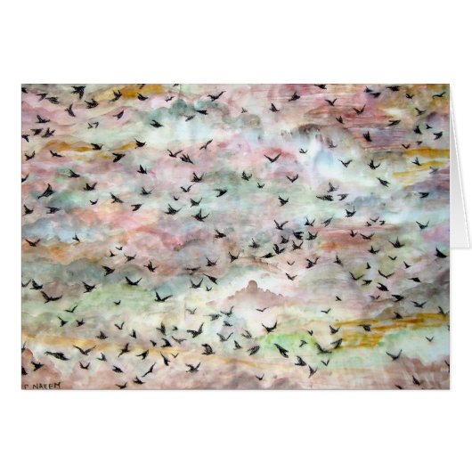 Great Flock in Flight (Front Horizontal)