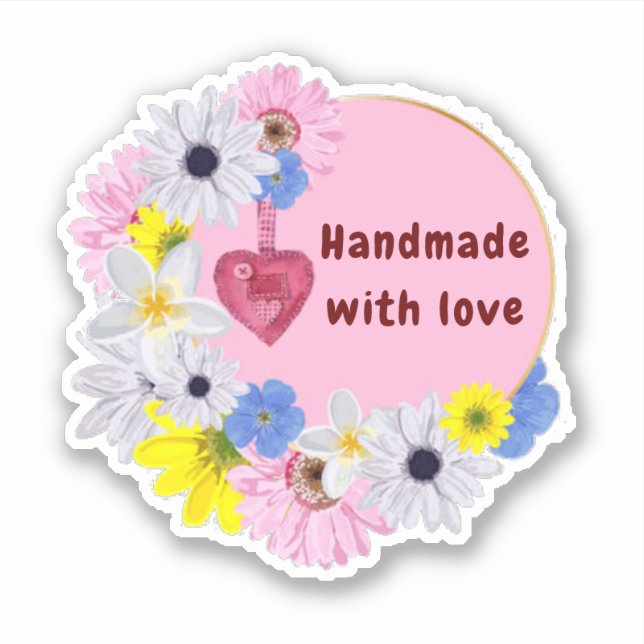 Great flowers cut sticker (Front)