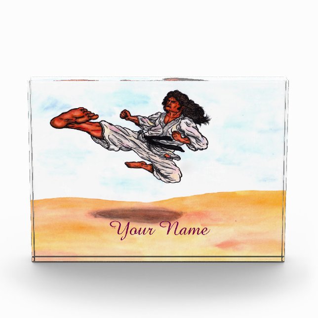 great flying karate master kick award (Front)