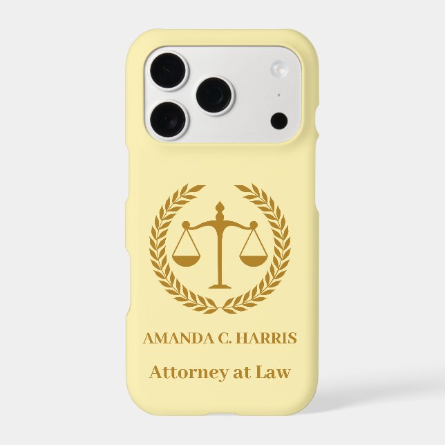 Great for Lawyers, Attorneys, Judges, Law Clerks,  Case-Mate iPhone Case (Back)