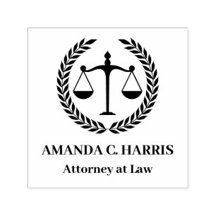 Great for Lawyers, Attorneys, Judges, Law Clerks,  Self-inking Stamp
