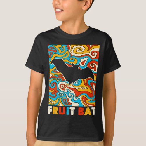 Great Fruit Bat Design Animal Lover T_Shirt
