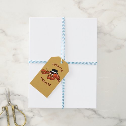 Great Gag Gift Lobster Mobster Funny Gangster  Gift Tags