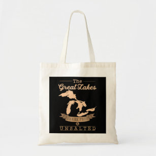 Great Gakes Shark Free Unsalted  Michigan Gift Tote Bag
