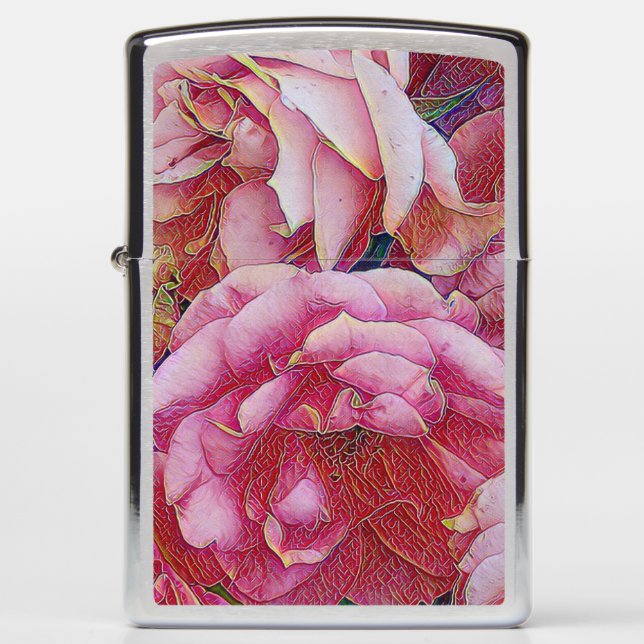 Great garden roses zippo lighter (Front)