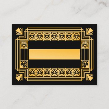 Great Gatsby 1920s Art Deco Wedding Place Cards by Truly_Uniquely at Zazzle