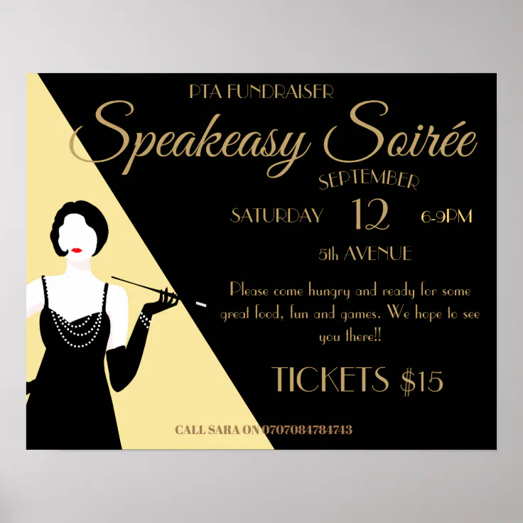 1920s speakeasy posters