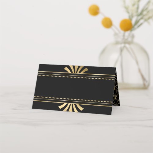 Great Gatsby art deco Party Wedding  Place Card