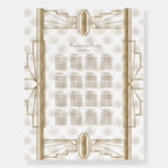 Great Gatsby Art Deco Wedding Seating Chart Foam Board