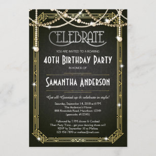 photo Jay Gatsby Party Invitation great gatsby invitations zazzle
