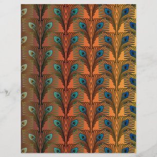 Great Gatsby Feathers art deco design