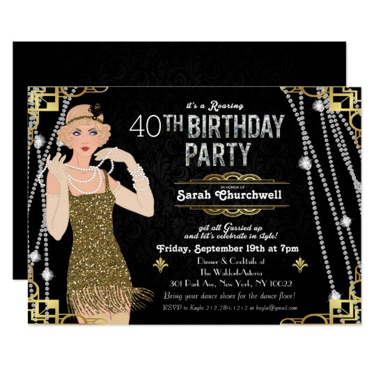 Gatsby Invitation Template 5