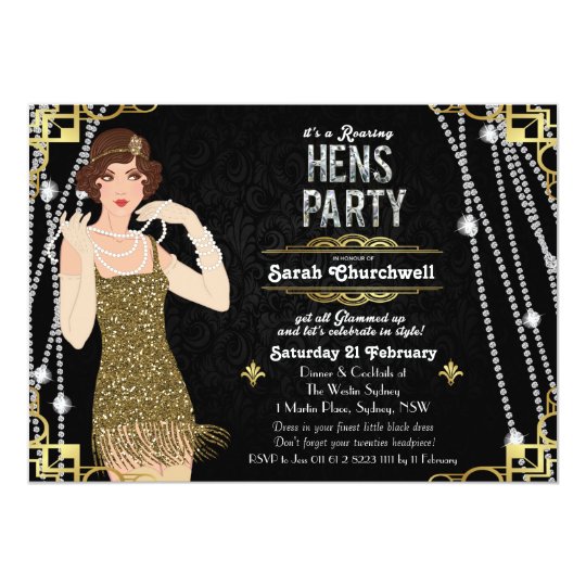 Great Gatsby Party Invitations 7