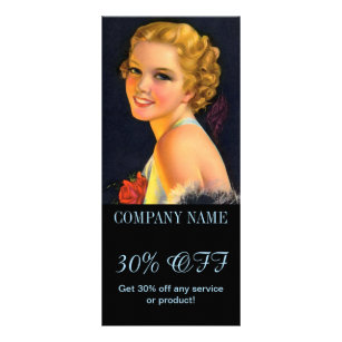 great gatsby girl makeup hair stylist photographer rack card