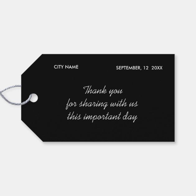 Great Gatsby Inspired Wedding Favors Tag