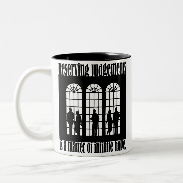 Great Gatsby Quote Two-Tone Coffee Mug (Left)