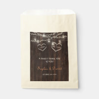 Great Gatsby Vintage Art Deco THANK YOU Wedding Favor Bag