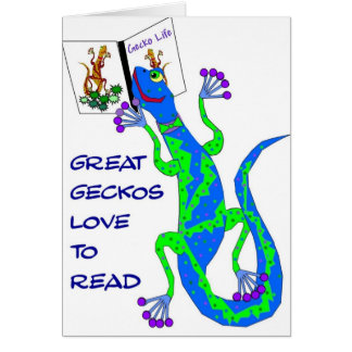 Great Geckos Read Cards