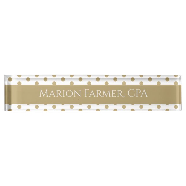 Great gift!! Customized CPA Accountant name plate (Front)