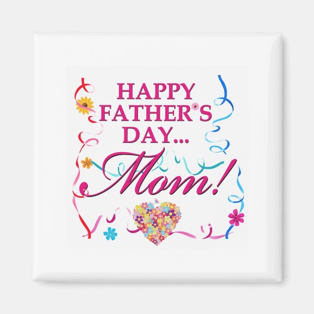 Great Gift for a Single Mom Magnet (Front)