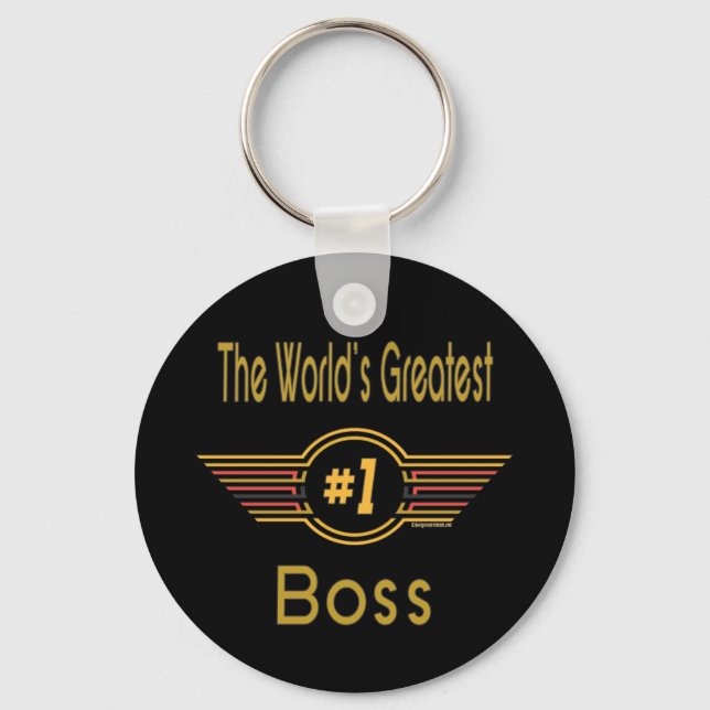 Great Gifts For Boss Keychain (Front)