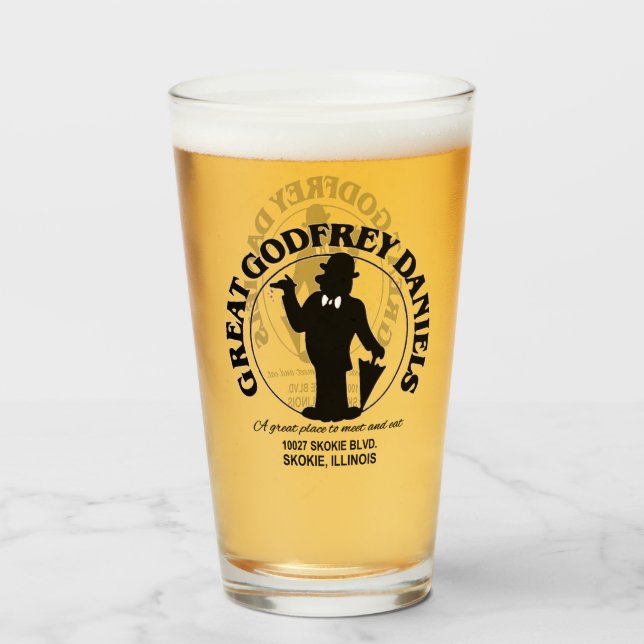 Great Godfrey Daniels Restaurant, Skokie, Illinois Glass (Front Filled)