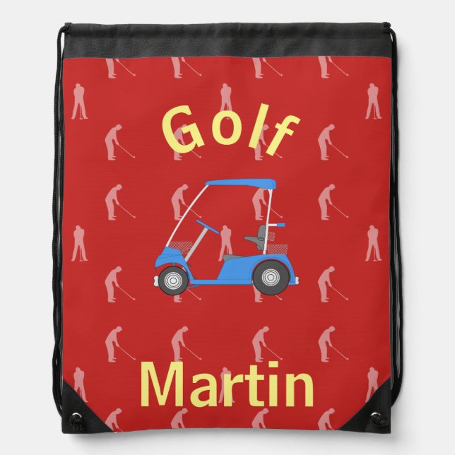 Great Golf Drawstring Bag (Front)