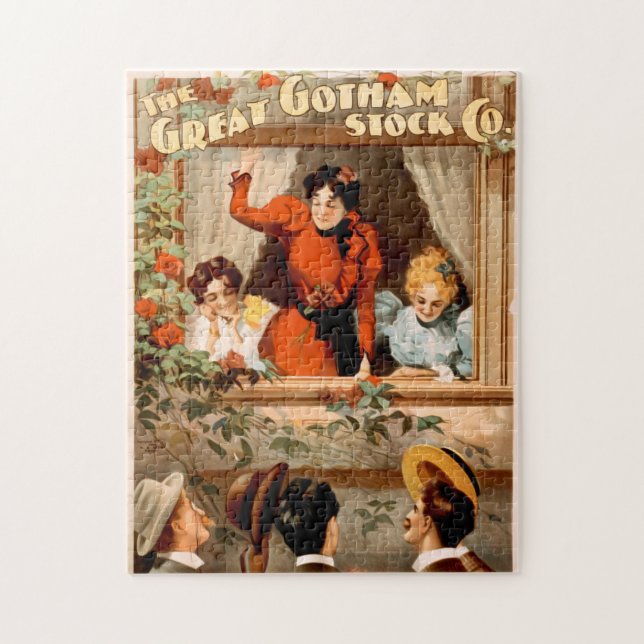 Great Gotham Stock Co Vintage Art Jigsaw Puzzle (Vertical)