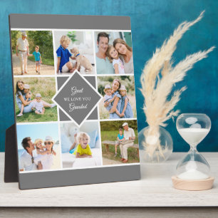 Great Grandad We Love You 8 Photo Collage Plaque