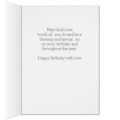 Great Granddaughter Birthday Blessings Jar Vase (Inside (Right))