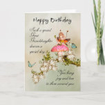 Great Granddaughter Fairy Birthday Card With Bloss<br><div class="desc">Great Granddaughter Fairy Birthday Card With Blossom</div>