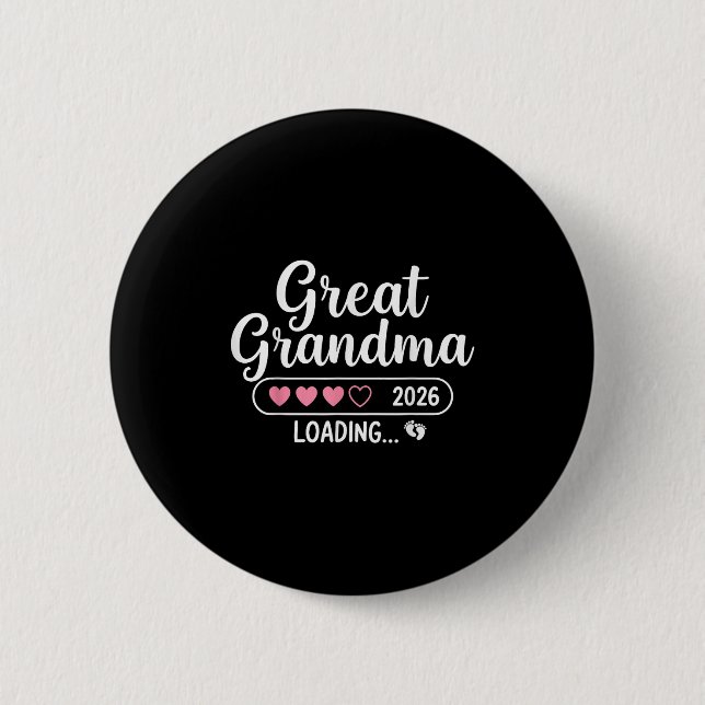 Great Grandma 2026 Loading  Button (Front)